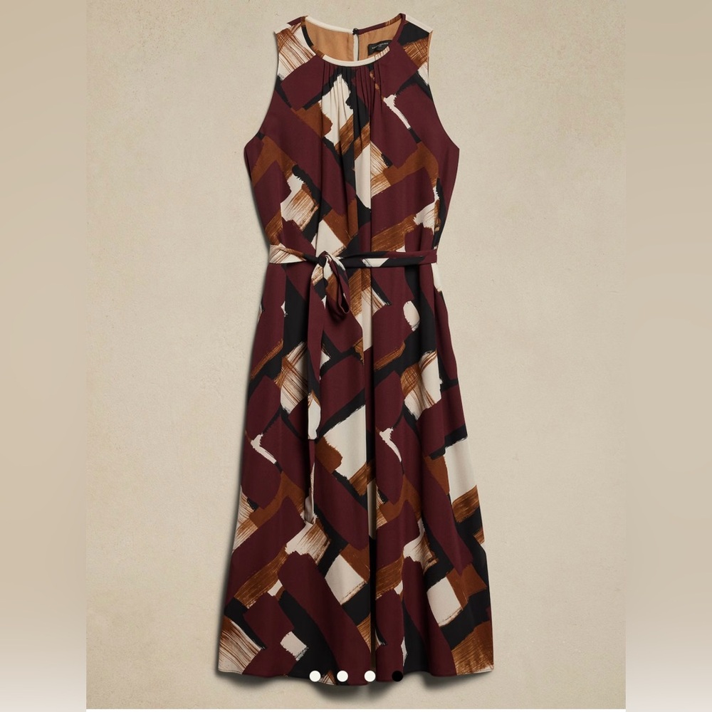 EUC Banana Republic Factory midi belt dress size XS